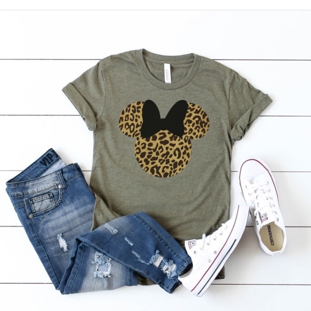 Minnie Mouse Leopard Tee